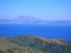 View from Tafira to Morocco