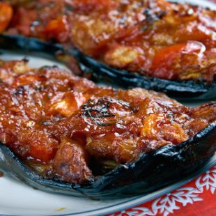 stuffed aubergine