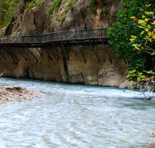 The great Saklikent Gorge from the bottom