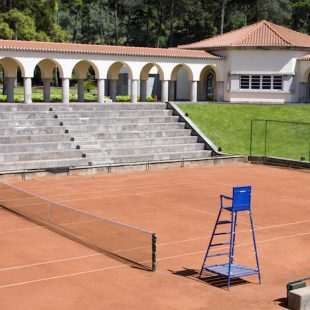 A tennis court in Portugal