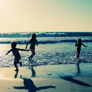 Kids on the beach