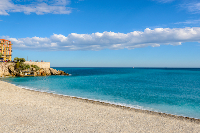 Beach on Cote d'Azur