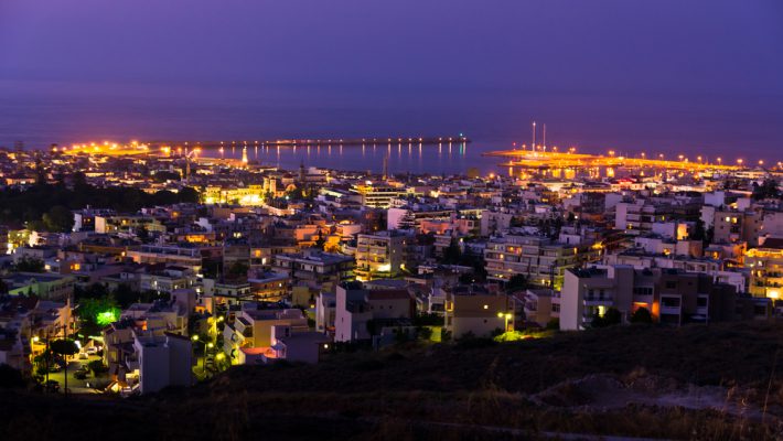 Rethymno at night