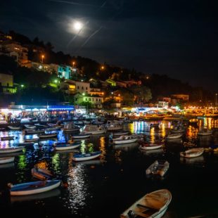 Rabac at night