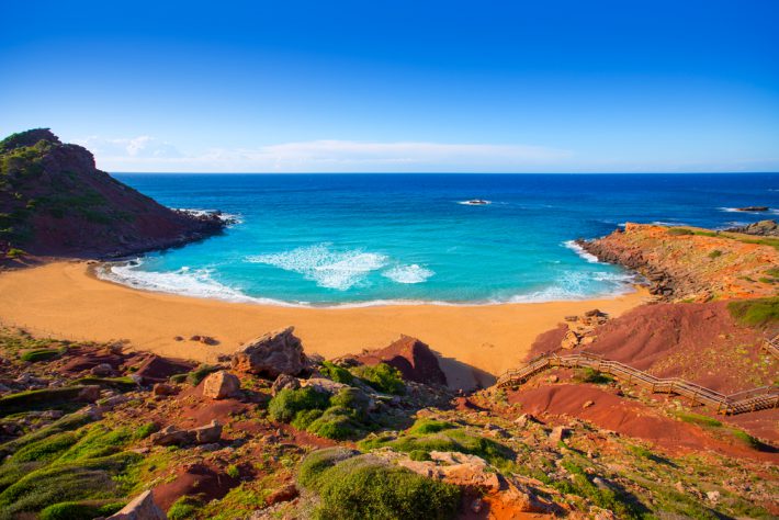 Cala Pilar beach in Menorca