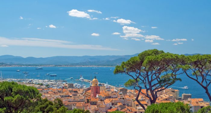 View over St Tropez