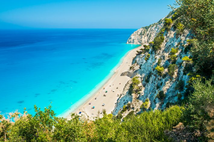 Egremni beach, Lefkada island, Greece