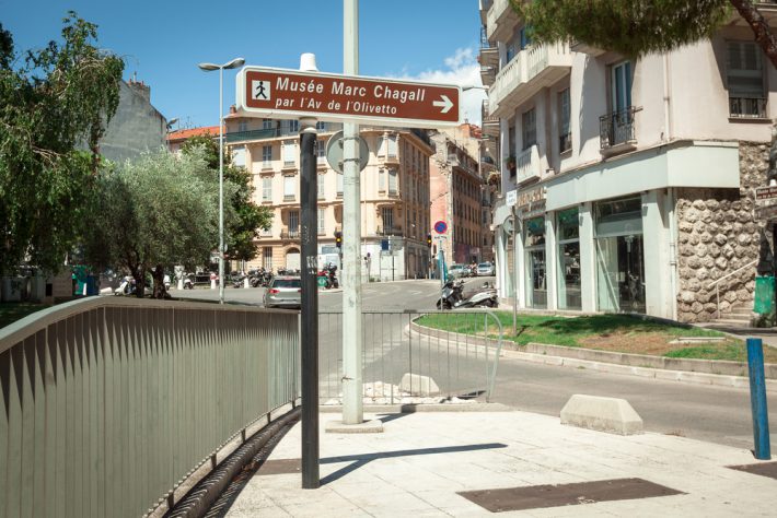 Musée Marc Chagall Road Sign