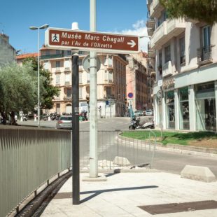 Musée Marc Chagall Road Sign