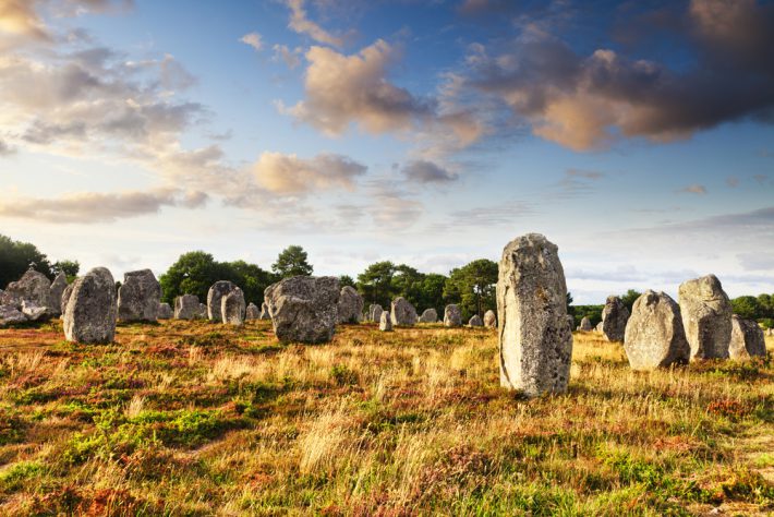 Standing stones at Carnac