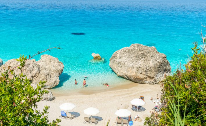 Kavalikefta Beach, Lefkada Island, Greece