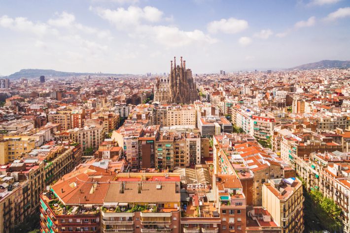 Barcelona skyline