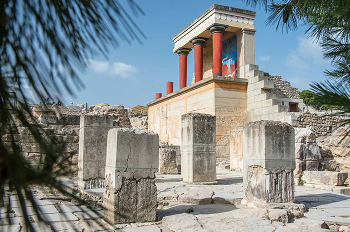 Knossos Minoan palace, Crete, Greece