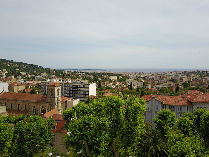 Aerial view of Le Cannet