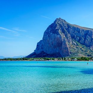 San Vito lo Capo beach and Monte Monaco, Sicily