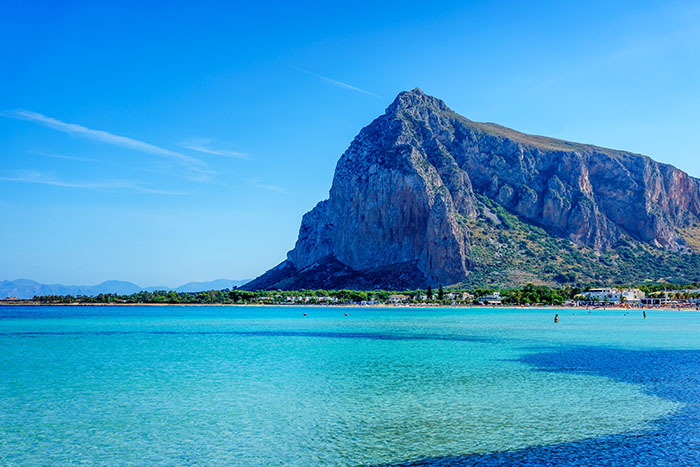 San Vito lo Capo beach and Monte Monaco, Sicily