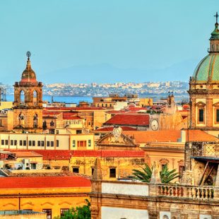 Palermo as seen from the roof of the Cathedral - Sicily