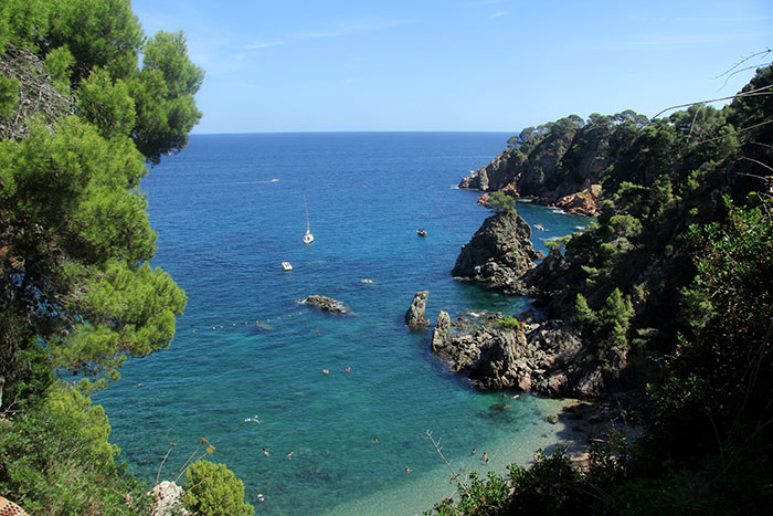 El Golfet beach in Calella de Palafrugell, Costa Brava