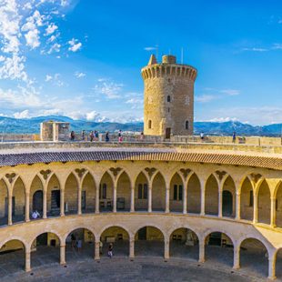 Castell de Bellver at Palma de Mallorca, Spain