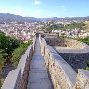 Gibralfaro Castle in Malaga, Spain