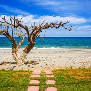 Maleme beach, Crete, Greece