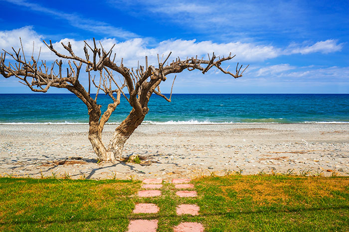 Maleme beach, Crete, Greece