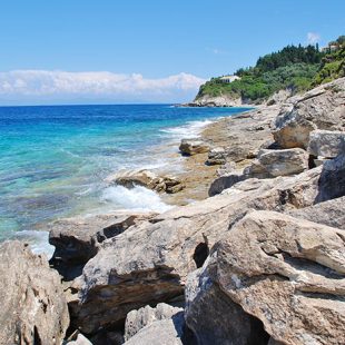 Lakka coastline, Paxos island