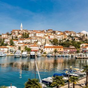 Vrsar Village With Church Tower-Istria,Croatia