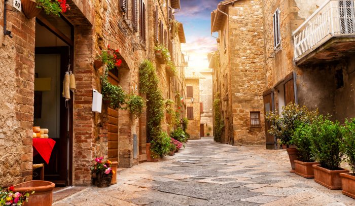 For history, art and culture check out the thriving Tuscan town of Pienza