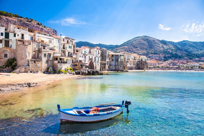 Exploring the historic town of Cefalu in Sicily