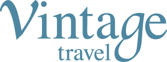 Vintage Travel logo.